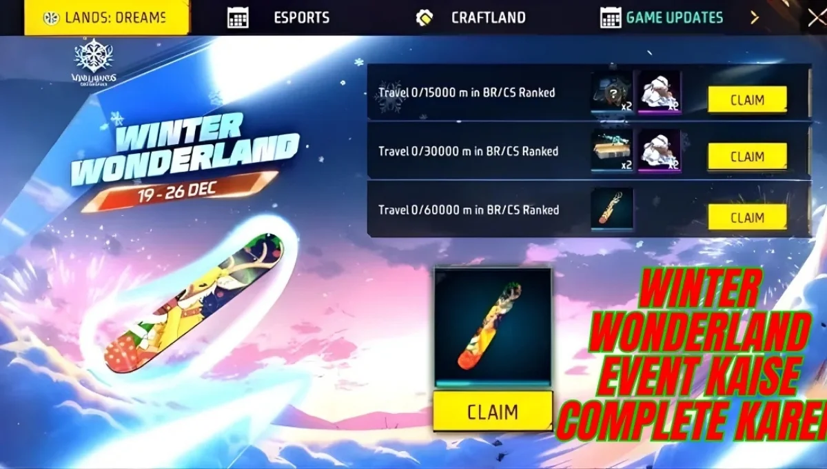 Free Fire Winter Wonderland Event