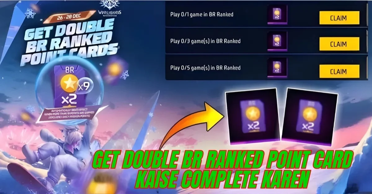 Free Fire Double BR Ranked Point Card