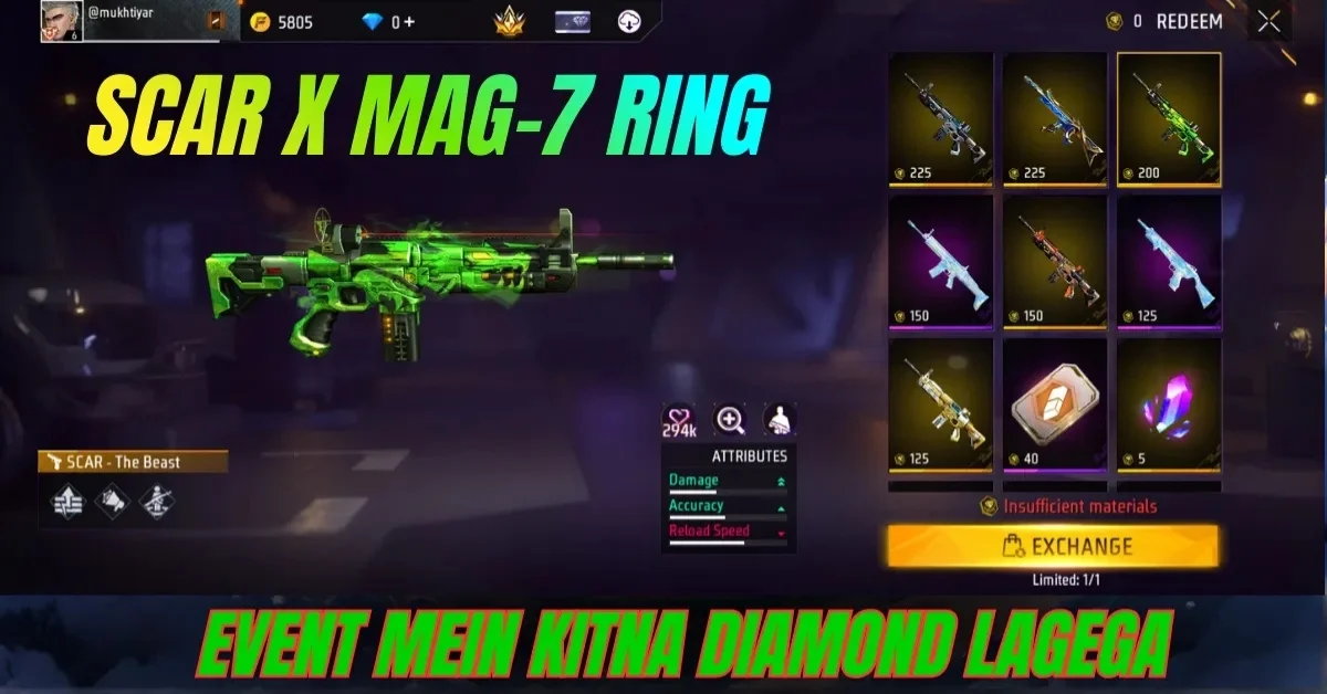 SCAR X MAG-7 Ring Event