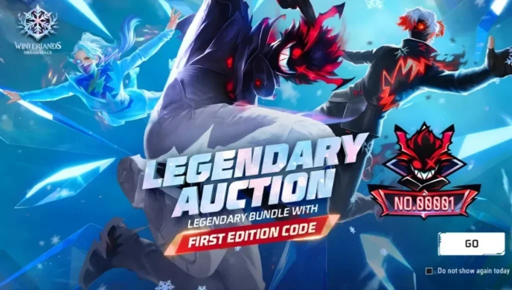 Legendary Auction Event Free Fire