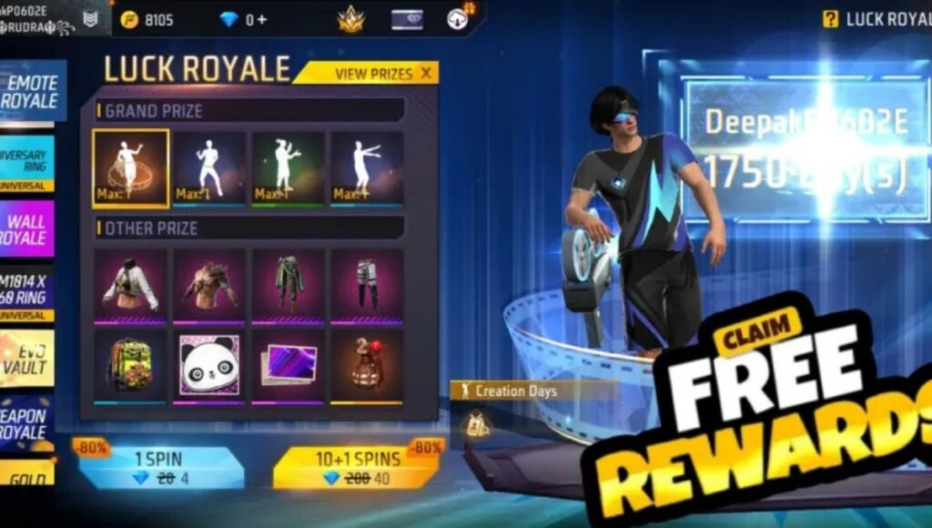 Step Up Emote Event Free Fire