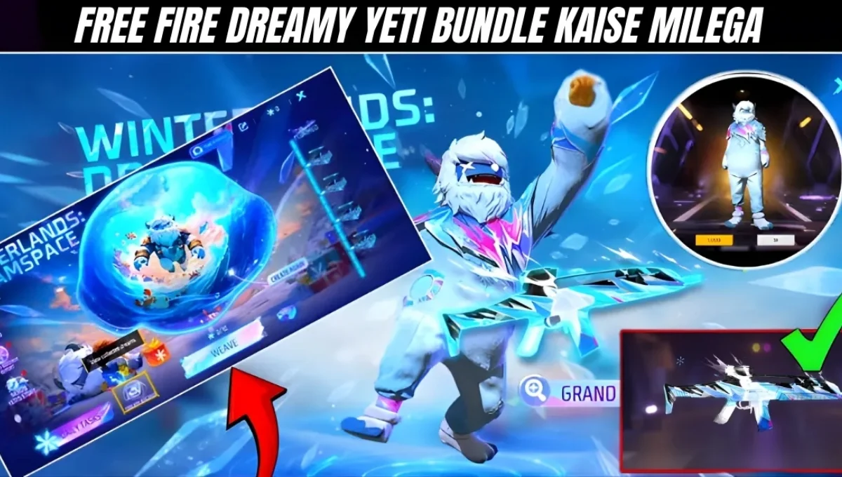 Free Fire Dreamy Yeti Bundle Winterlands Event