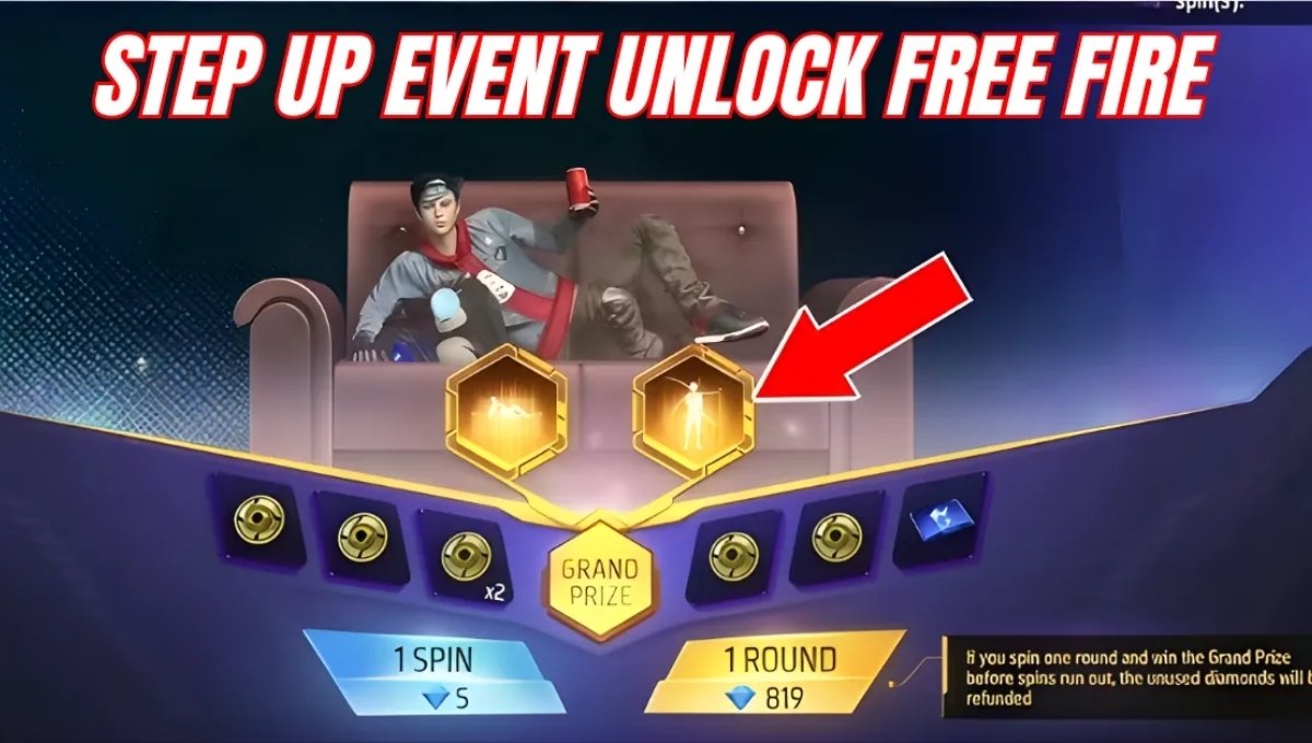 Step Up Event Unlock Free Fire