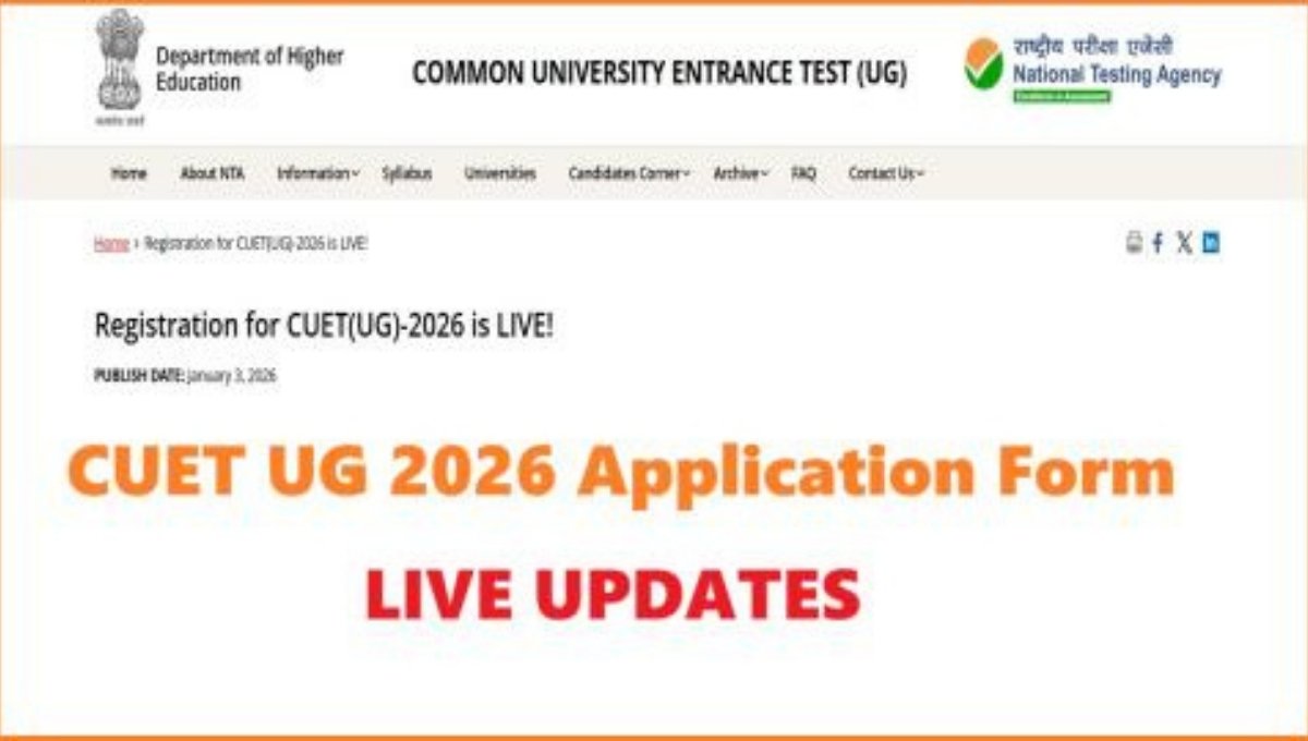 CUET UG 2026 Registration Last Date Extended
