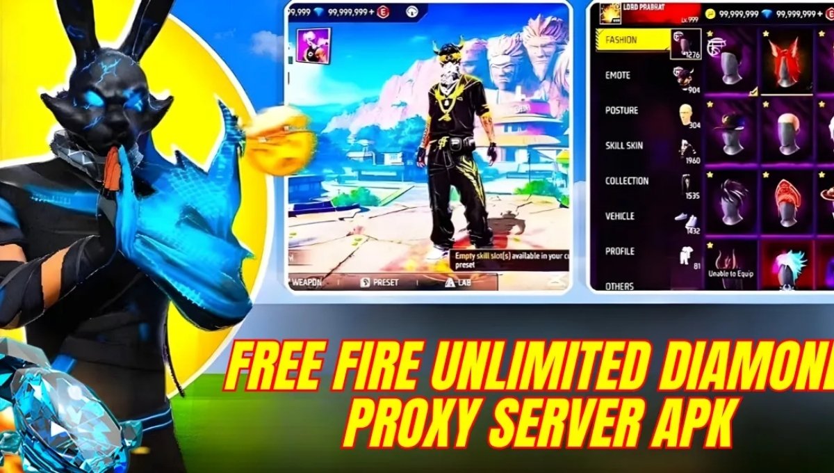 Free Fire Unlimited Diamond Proxy Server APK