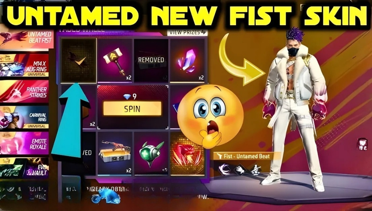 Untamed Beat Fist Skin Cost in Free Fire