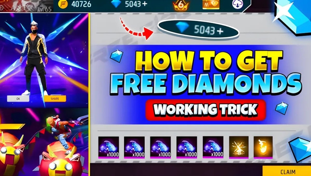 Free Fire Unlimited Diamond Tricks