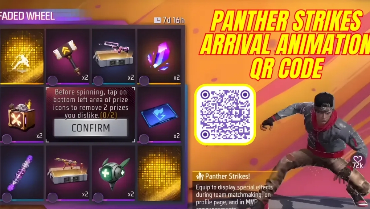 Free Fire Panther Strikes Arrival Animation