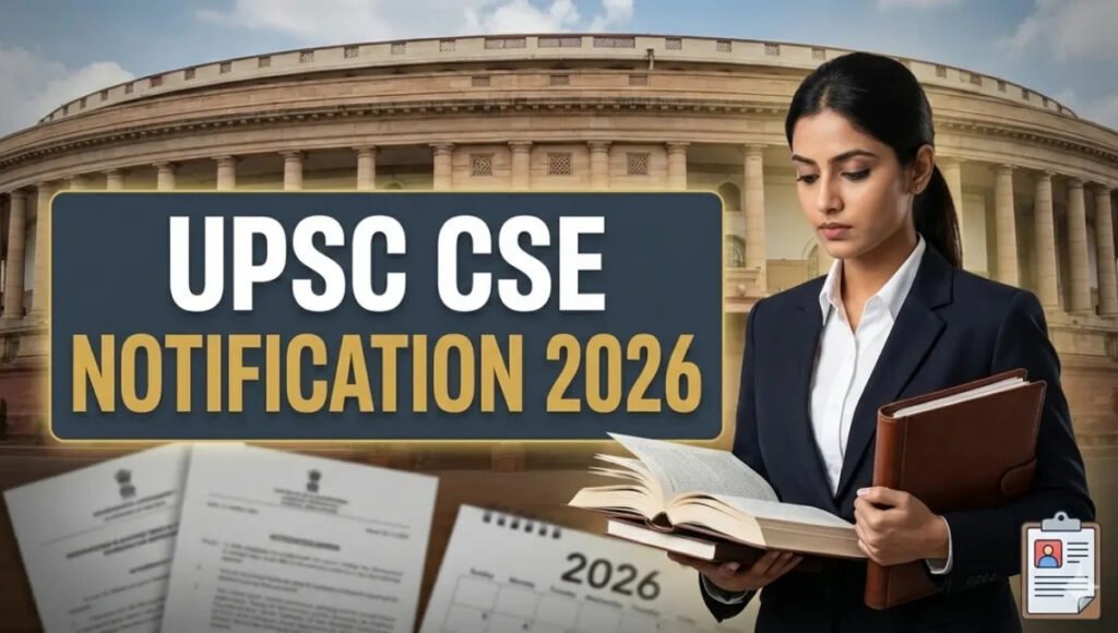 UPSC 2026 Notification Released