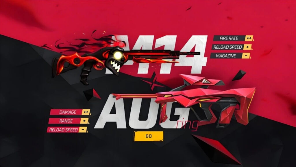 Free Fire MAX M14 x AUG Ring Event