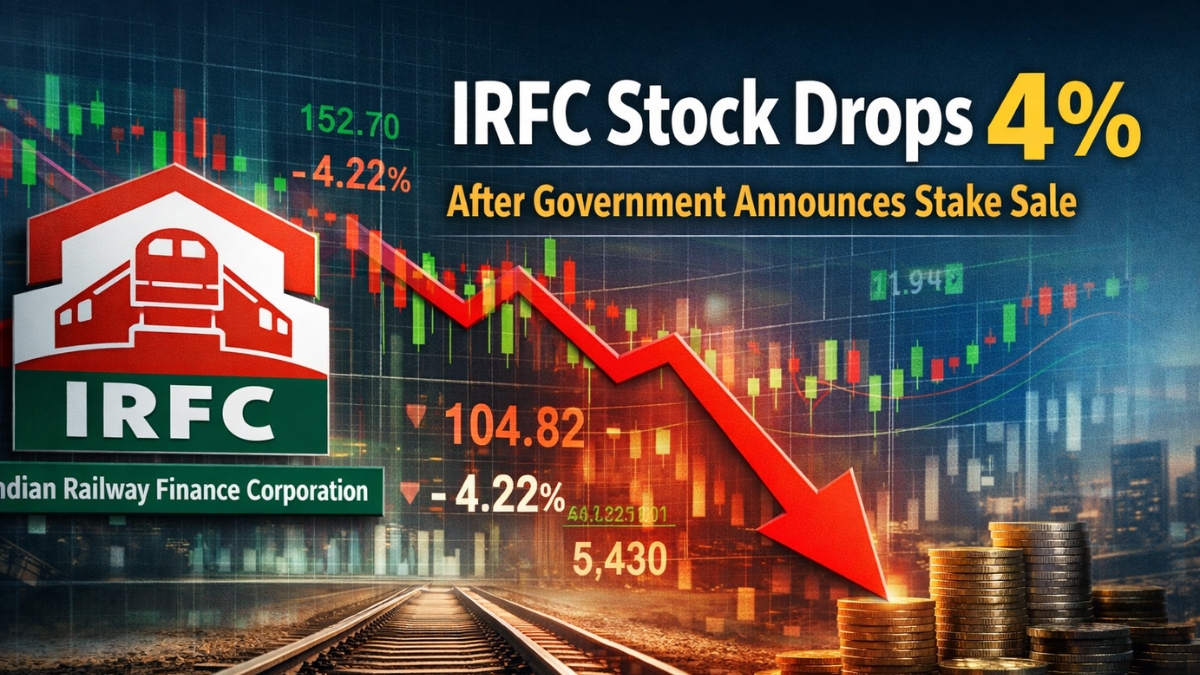 IRFC Stock Drops