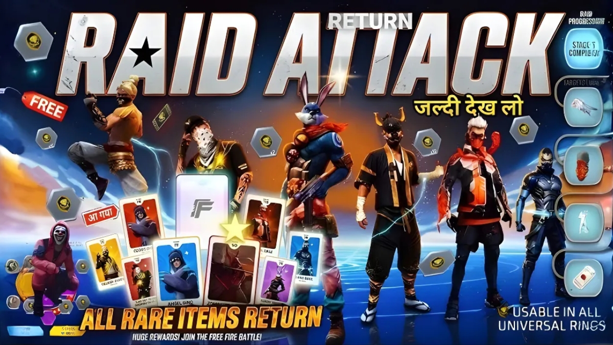 Free Rare Bundles in Raid Attack Event 2026