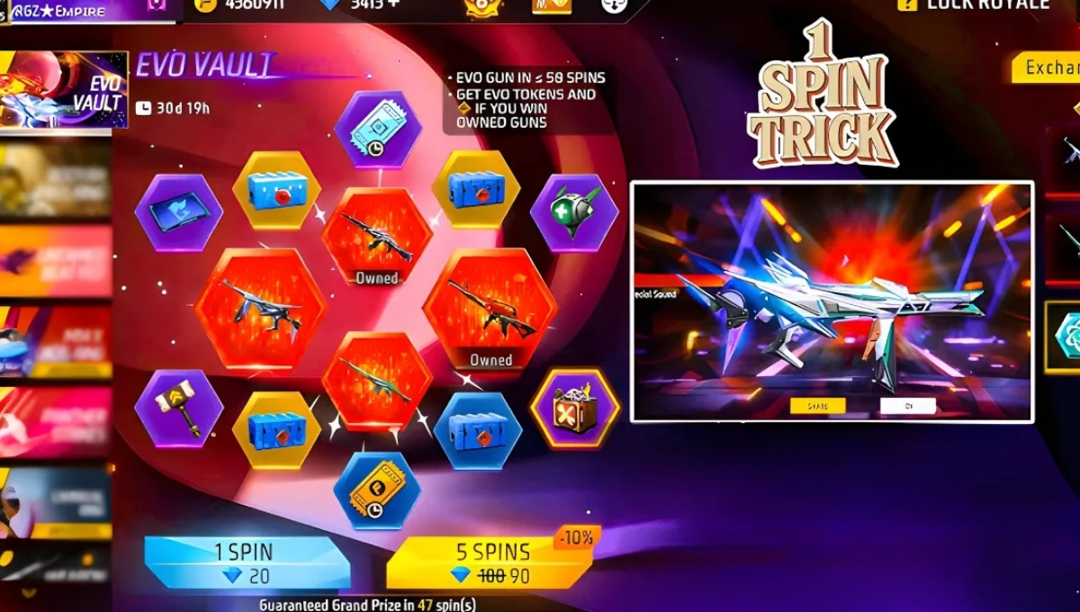 Free Fire Evo Vault Event March