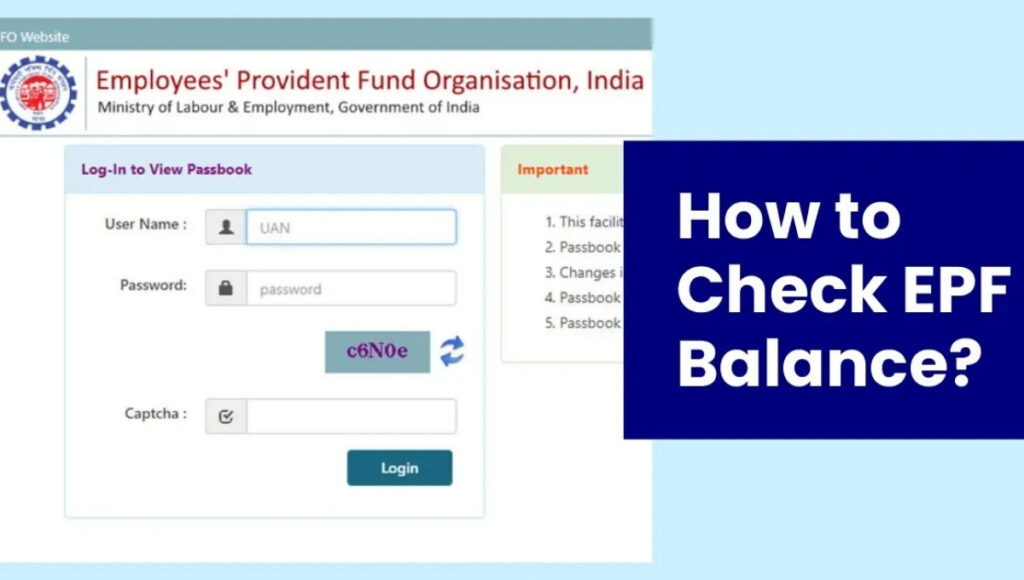 Check PF Balance Without UAN