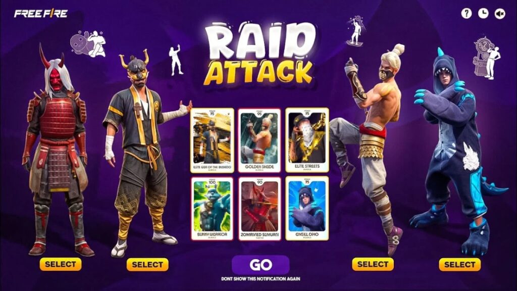 Free Rare Bundles in Raid Attack Event 2026