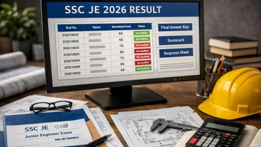 SSC JE Result 2026 Declared at ssc.gov.in: Check Paper 1 Result, Cut Off and Selection List 2 SSC JE Result 2026