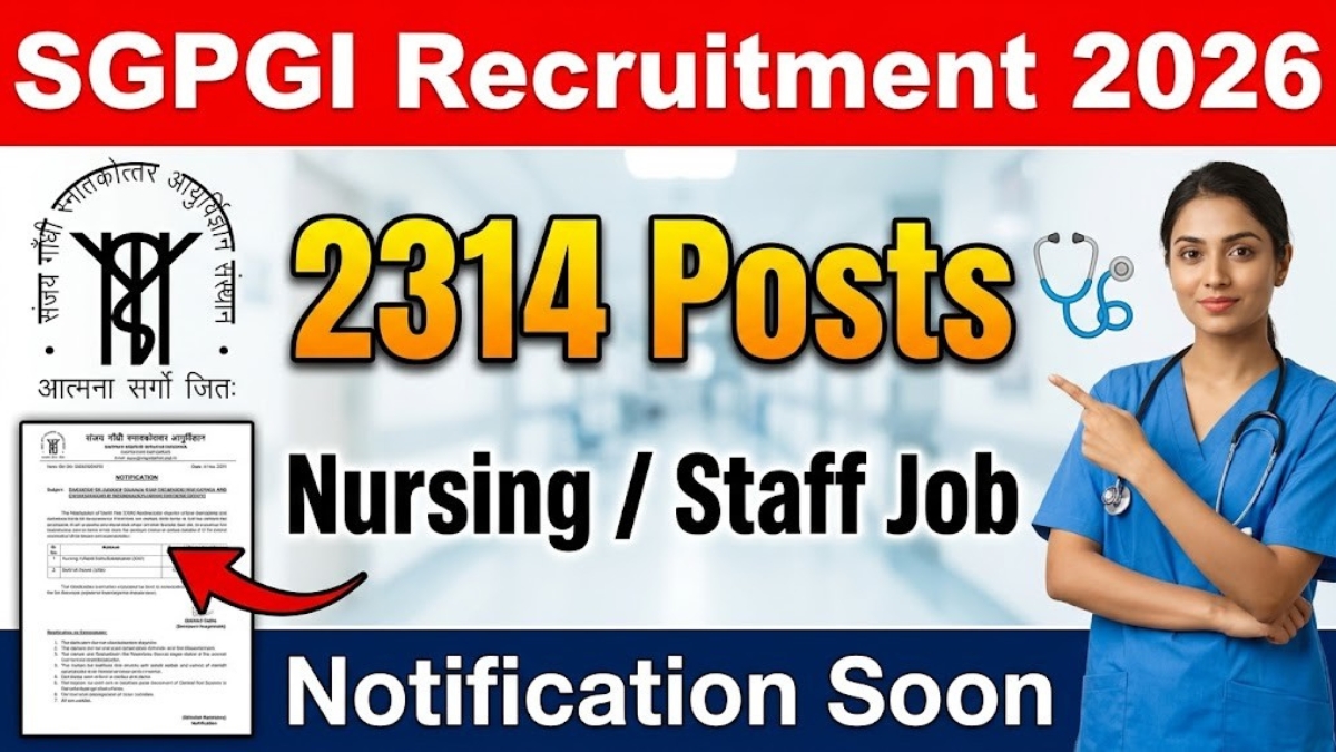 SGPGI Recruitment 2026