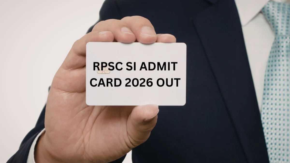 RPSC Admit Card 2026