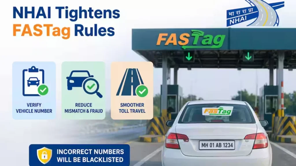 FASTag Rules 2026: NHAI Warning on Vehicle Details and Blacklist Risk 1 FASTag Rules 2026
