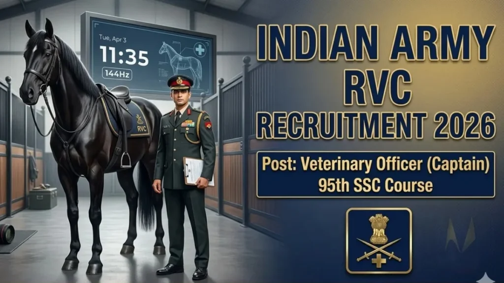 Indian Army SSC RVC Recruitment 2026