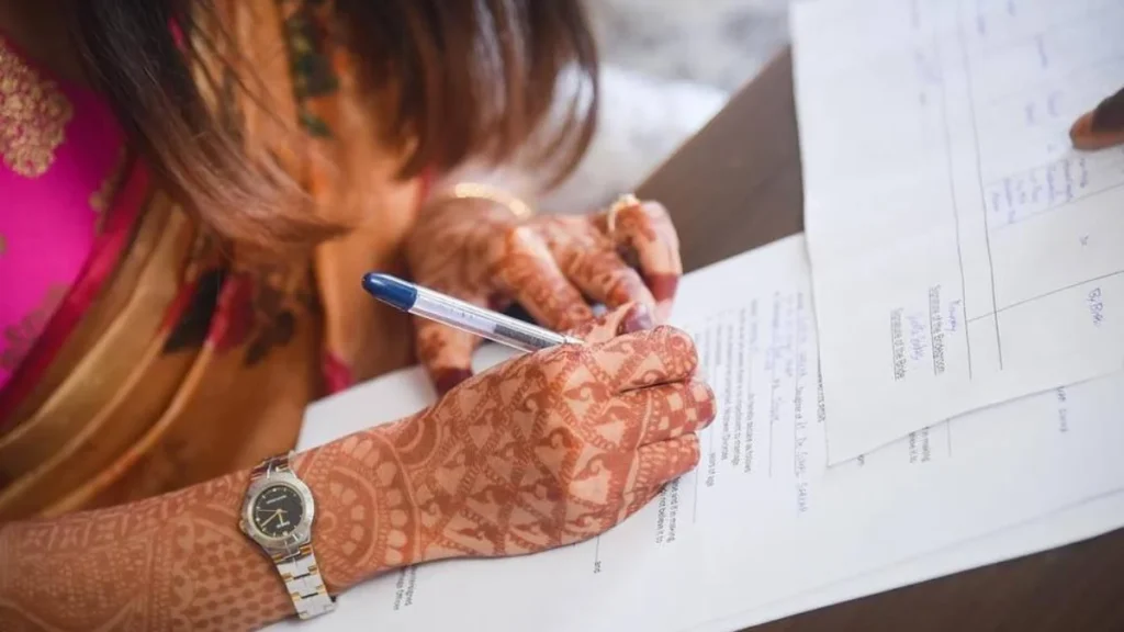 Marriage Certificate Using Aadhaar