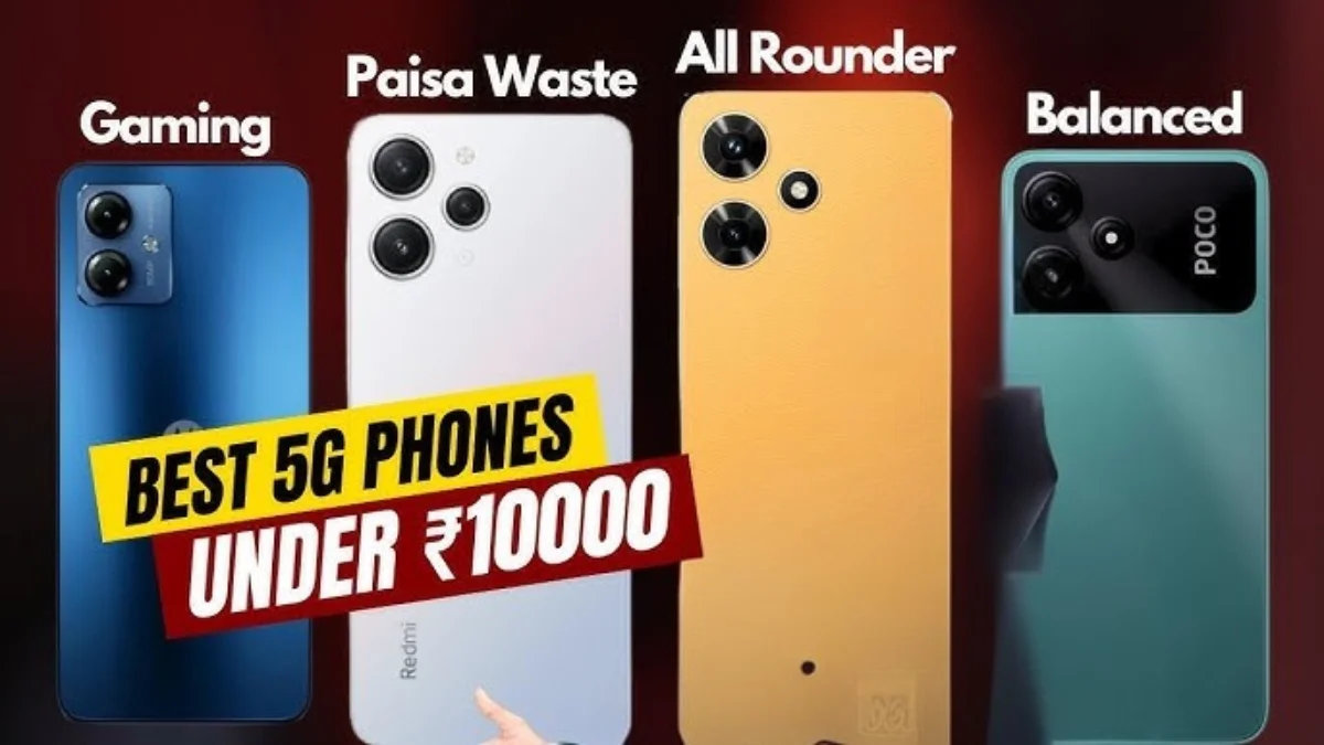 Best 5G Smartphones Under Rs. 10,000 in India