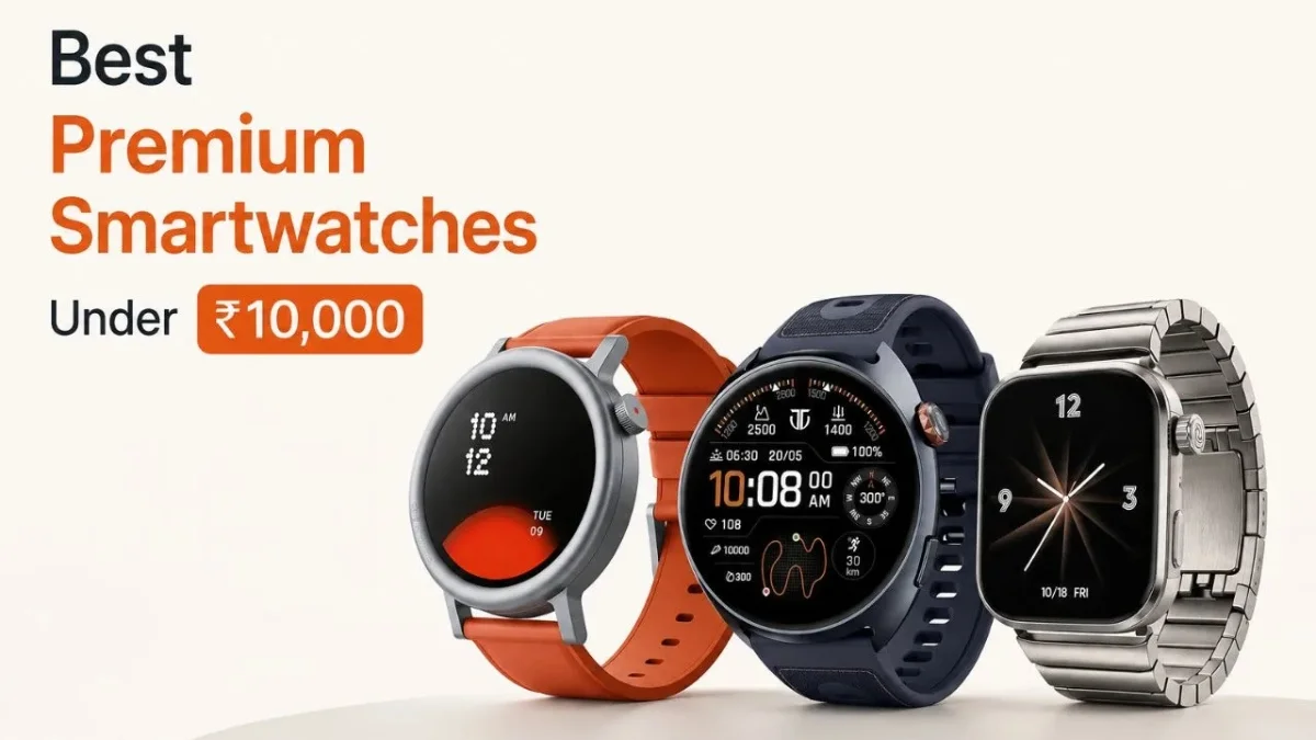 Best Premium Smartwatches Under Rs. 10,000