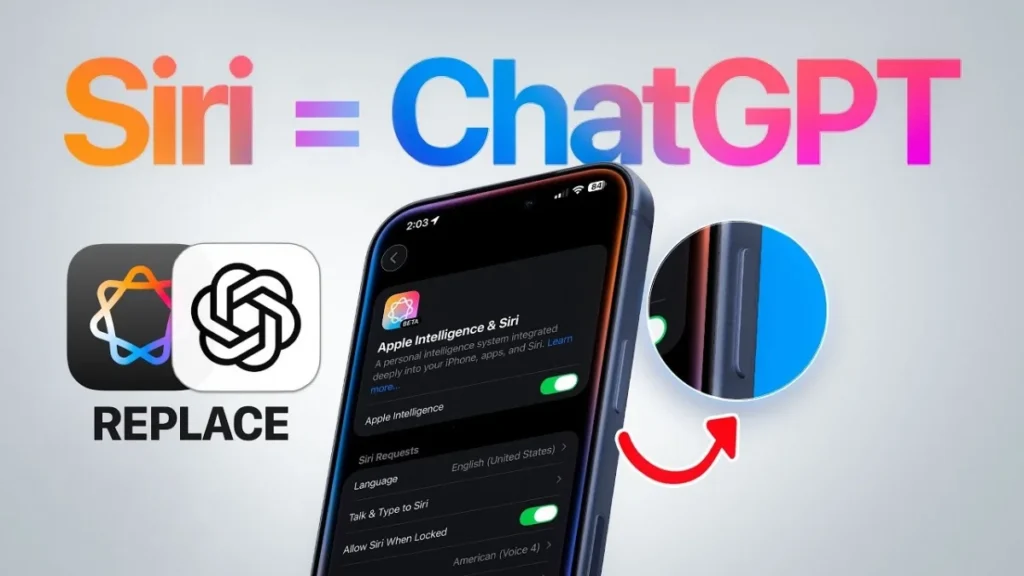 Replace Siri with ChatGPT on iPhone 